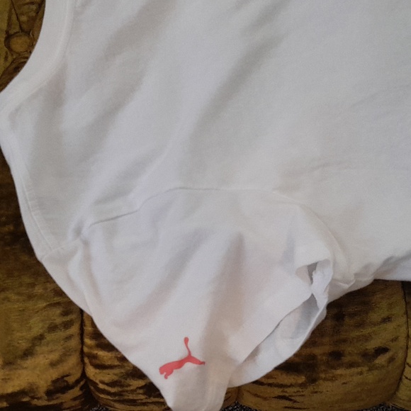Puma White Graphic T-Shirt - Picture 5 of 6